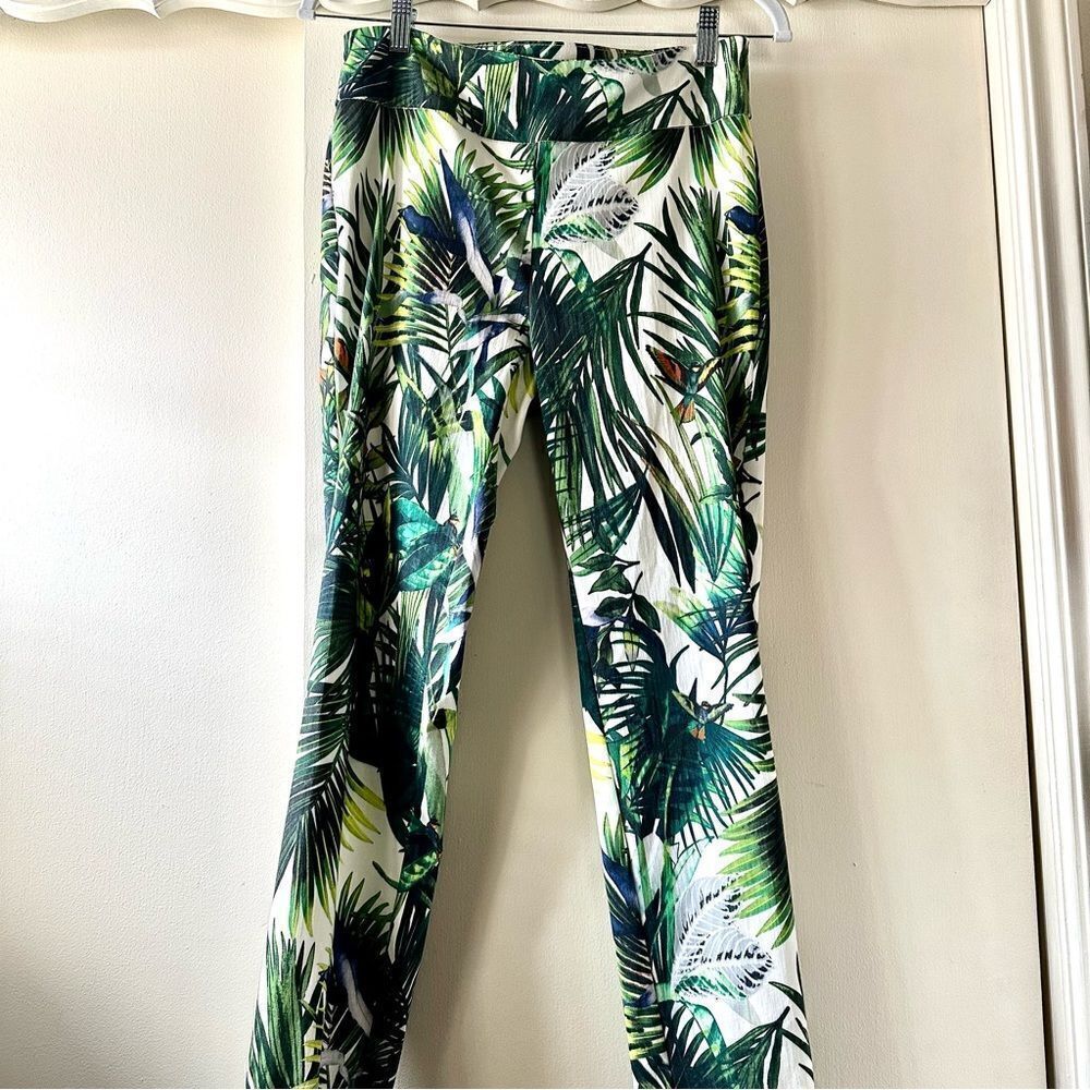 - 🎃🌴- Soft Surroundings pull on ankle pants, Palm pattern sz S fits like sz M